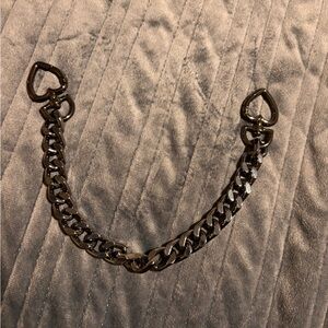 Gold Chain with Heart Clasps Bag Accessory, Chain or Extender